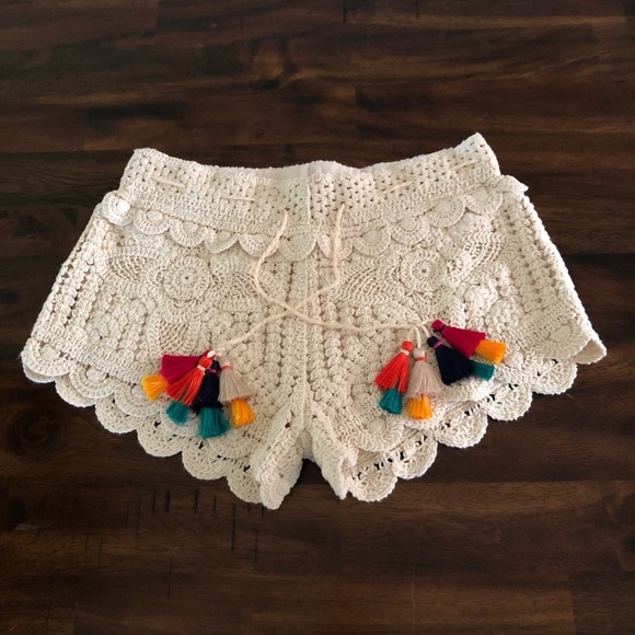 Surf Gypsy Crochet Swim Shorts - Picture 3 of 9